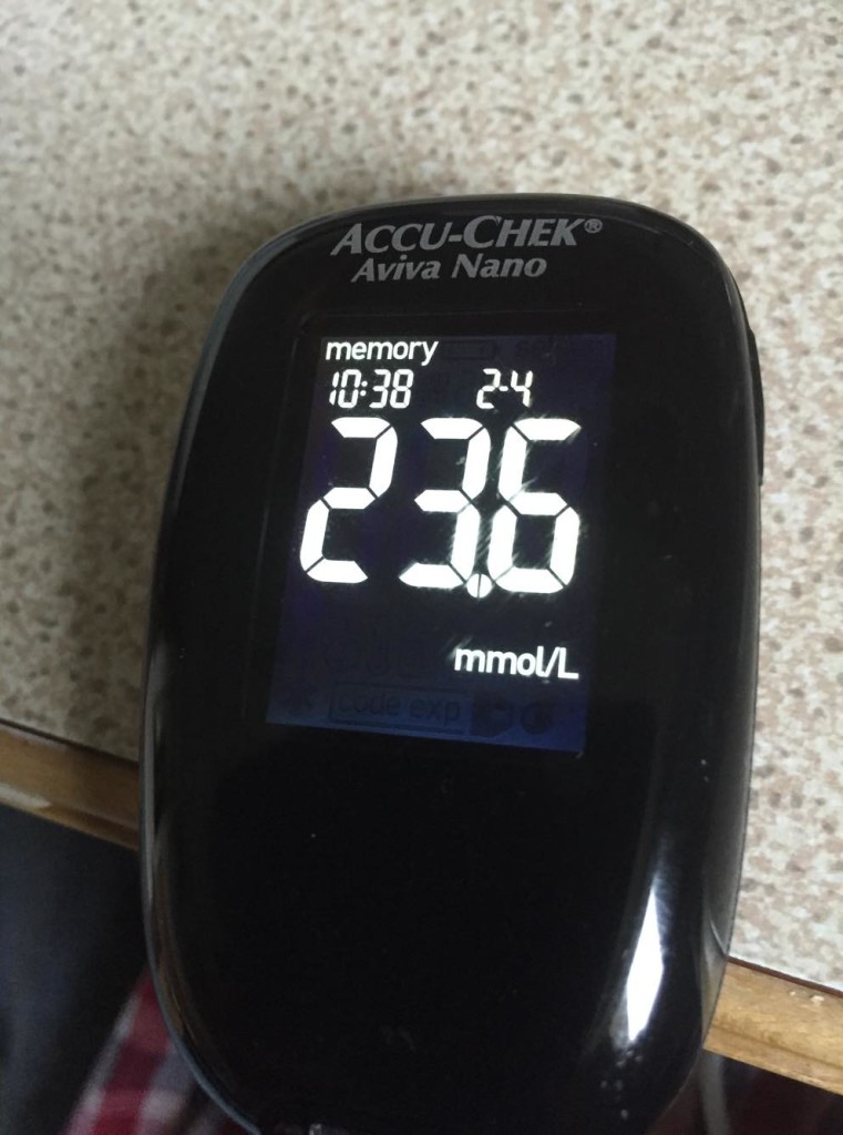 More meds. For reference, a non-diabetic would not have a reading above 8