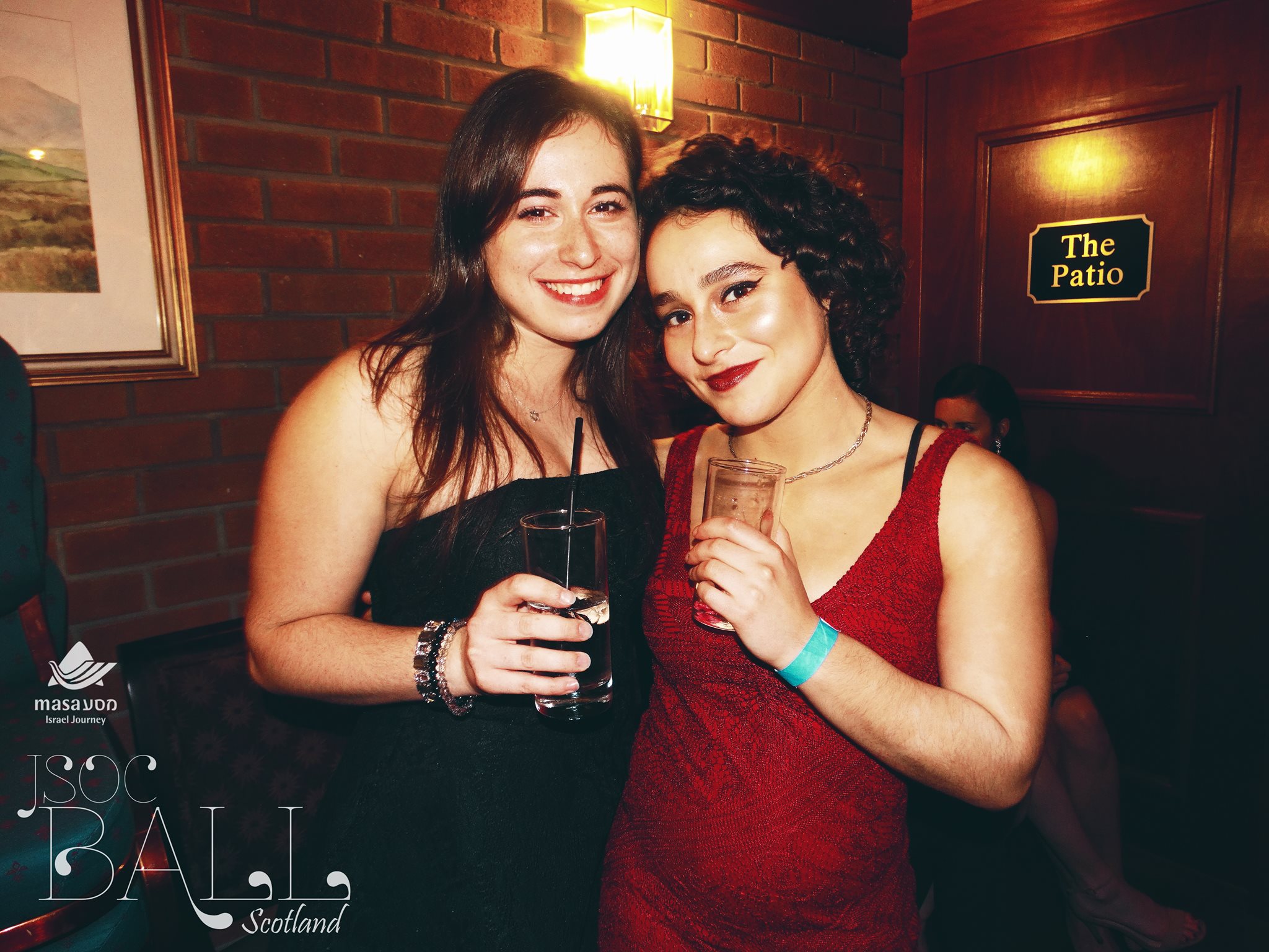 Traditional 'pose with drink' photo that will become your profile photo