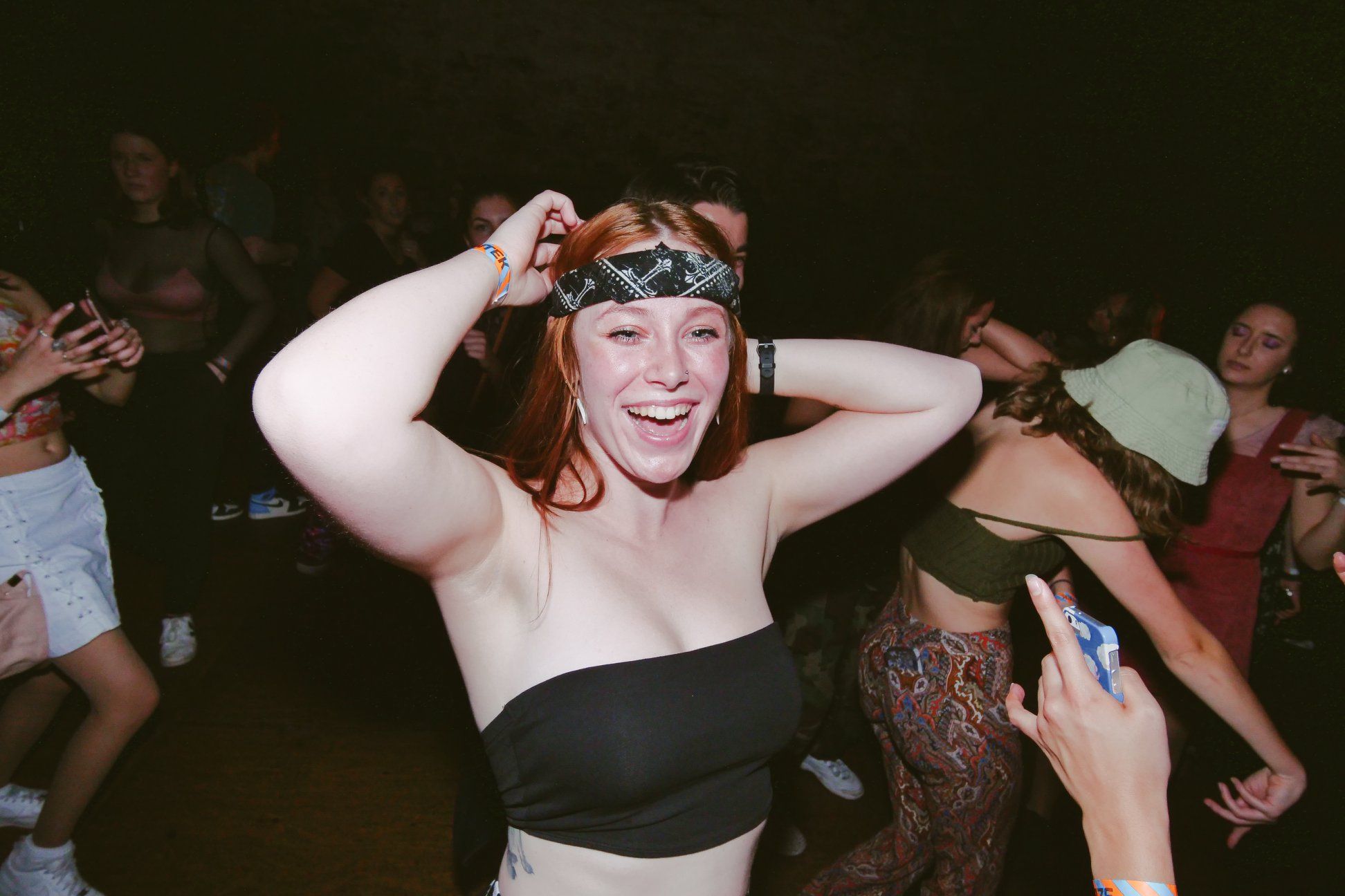 Image may contain: Party, Leisure Activities, Footwear, Shoe, Apparel, Clothing, Skin, Accessories, Sunglasses, Accessory, Night Life, Night Club, Club, Person, Human