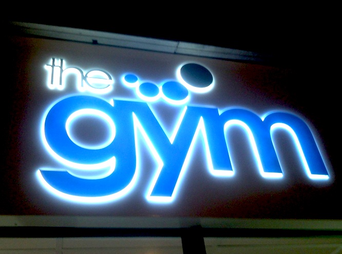 the gym