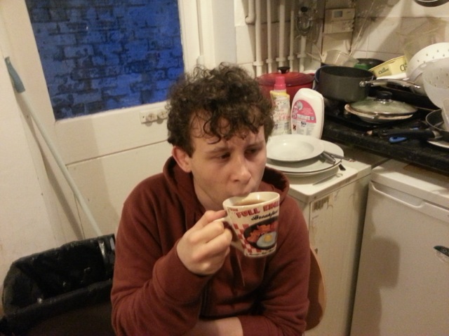 Greg gets started on another quali-tea brew