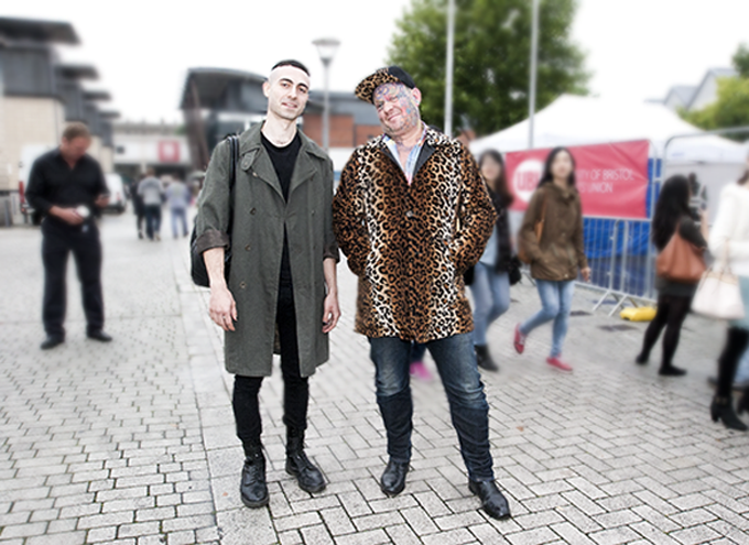 Only this man is allowed to wear a matching leopard print coat and cap. If you're going to do it you must also get your face tattooed and have a full set of silver grillz. Them's the rules. 