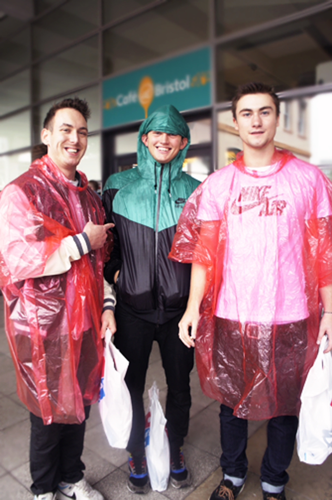 Their friend was having his photo taken for a Fashion article. I thought they were rocking the ponchos so it was only fair they got a photo too. 