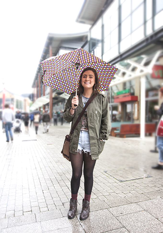 The classic khaki jacket - 'nuff said. 