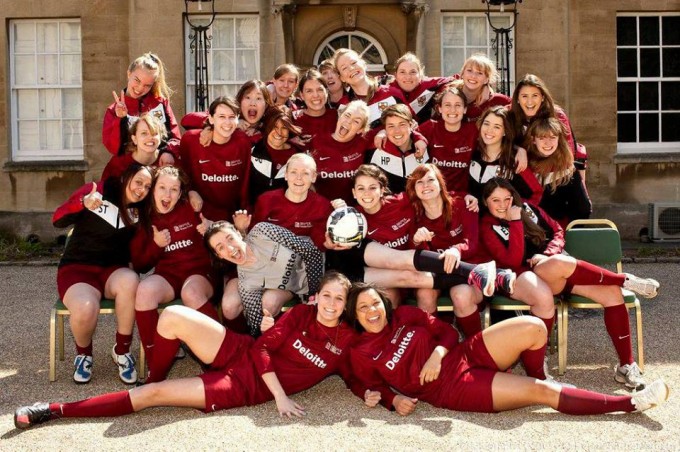 Meet the football girls...