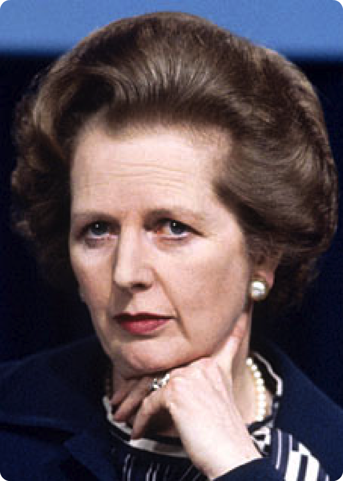 "It's BARONESS Thatcher, thank you"