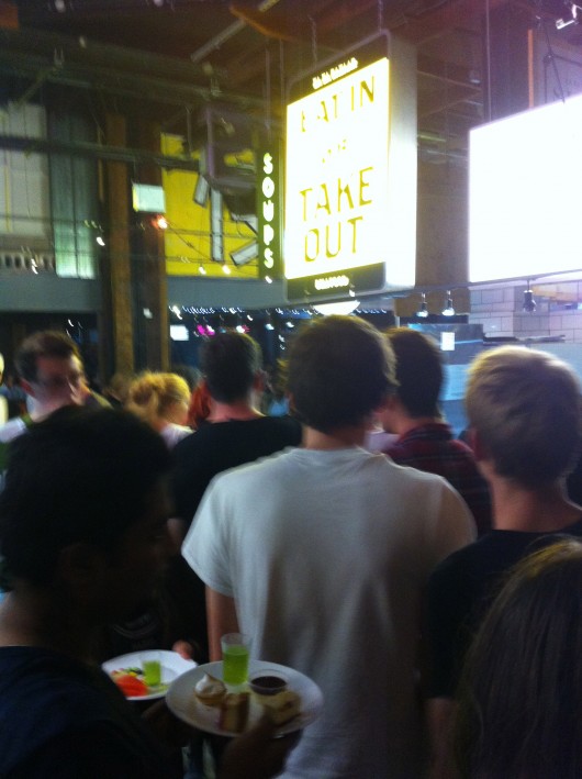 More gratuitous queuing action. 