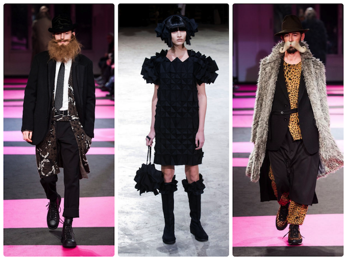 Yamamoto Autumn/Winter 2013 collection at Paris fashion week.