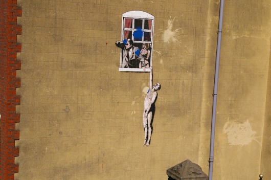 Banksy - *not* vandalism, alright?