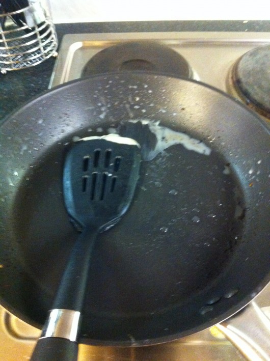 Once the bacon is eaten all that is left is this delightfully spunky substance.
