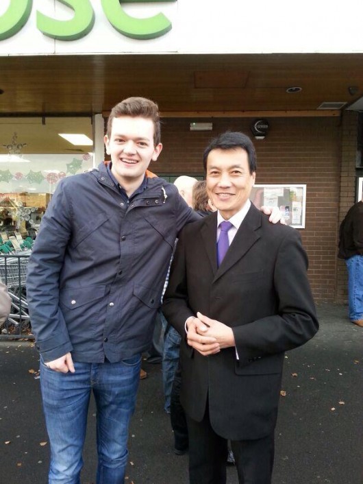 With the guy from Skyfall!
