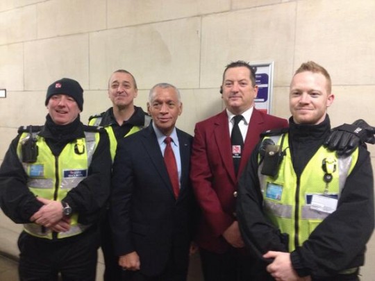General Bolden poses with Bristol University staff