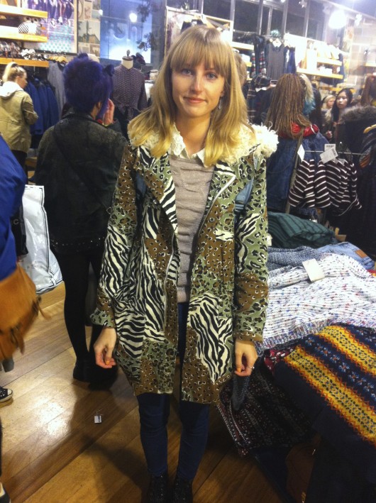 Leah’s Minkpink parka, as seen in autumn’s ‘Street Style: From Catwalk to Campus’ feature is still bang on trend this spring. 