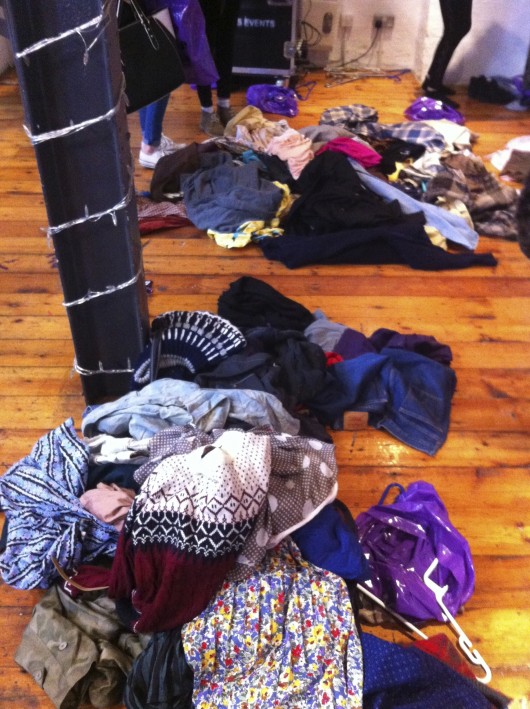 They could have done with a few more hangers...