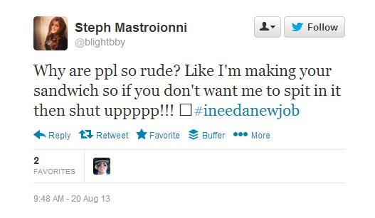 Not the cleverest of tweets...