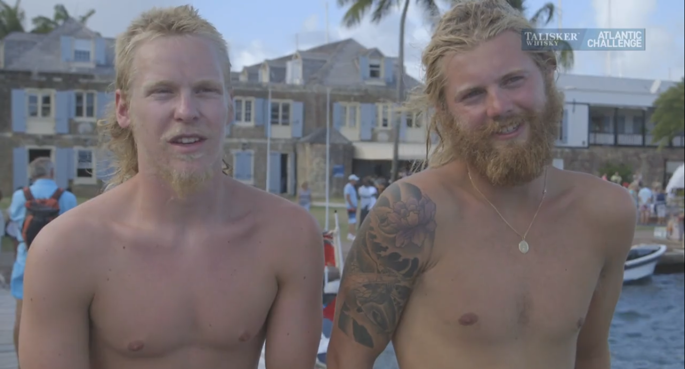 Jamie (Right) And Luke Meet International Media After Their Incredible Journey