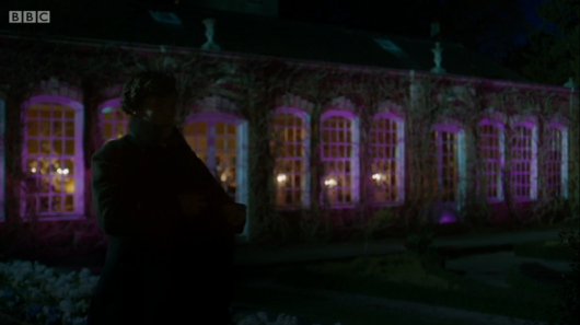 Sherlock walks away from the Goldney Ball...Oh wait that was cancelled