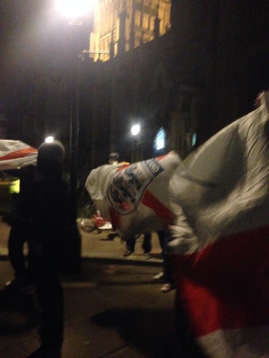 The EDL's Football Banners