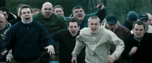 UH chant: trying to be football hooligans