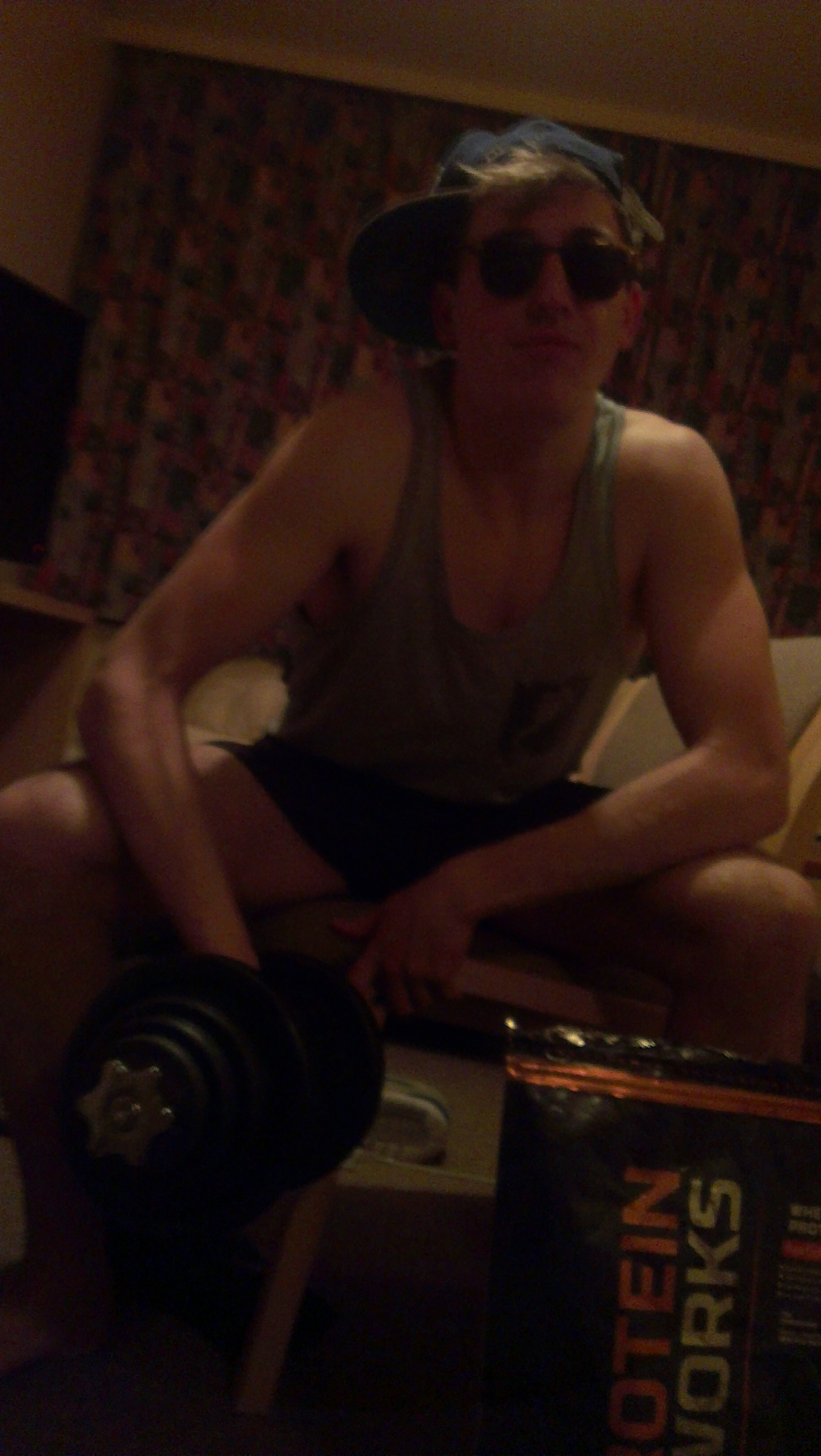 Bill's pre-gym rituals in action