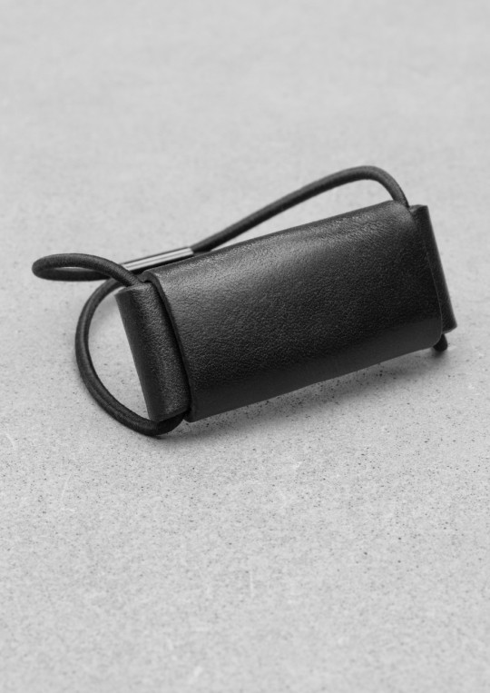 Toughen up your hairstyle with this leather ponytail holder, £12 at www.stories.com