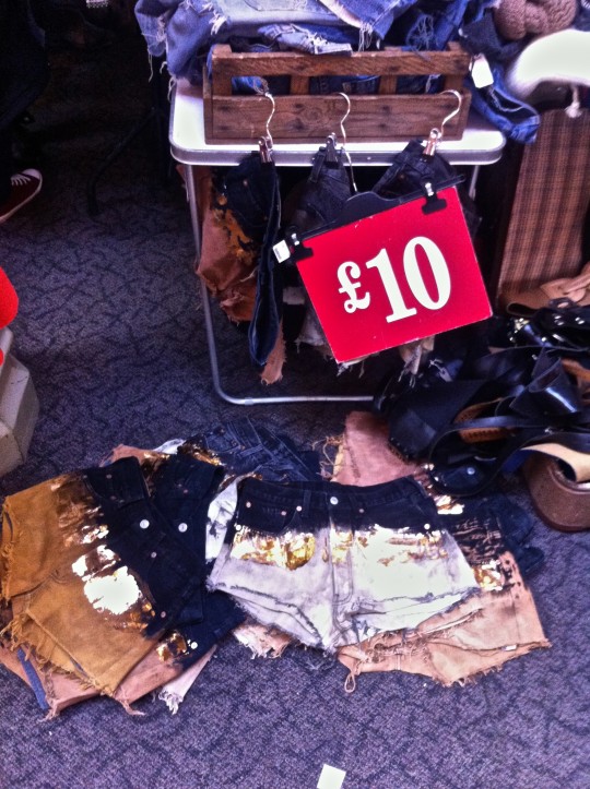 We loved these customised vintage Levi's shorts, which you could snap up for a tenner
