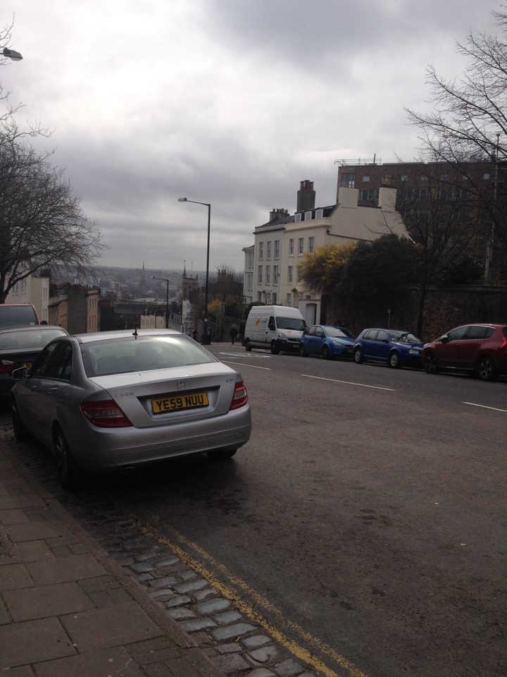 St Michael's Hill is now a dangerous place to be alone at night (Not suggesting pictured cars are the suspect car)