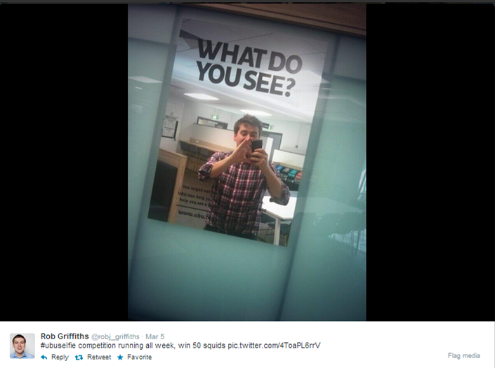 The first selfie was from power-loving President Rob Griffiths