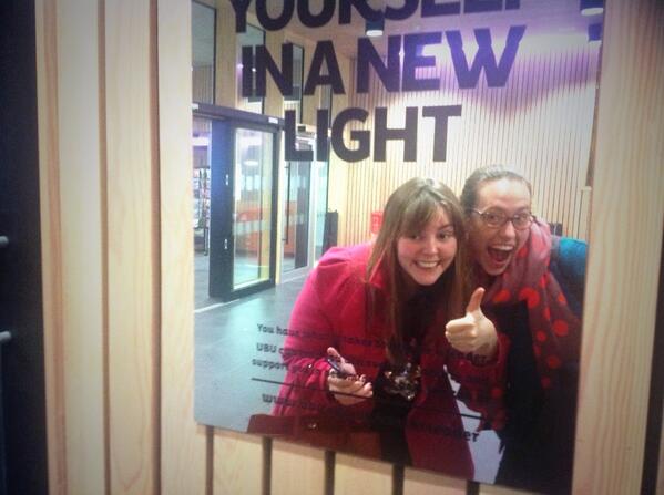 VP Community Ellie Williams and VP Welfare Alessandra Berti are in it to win £50