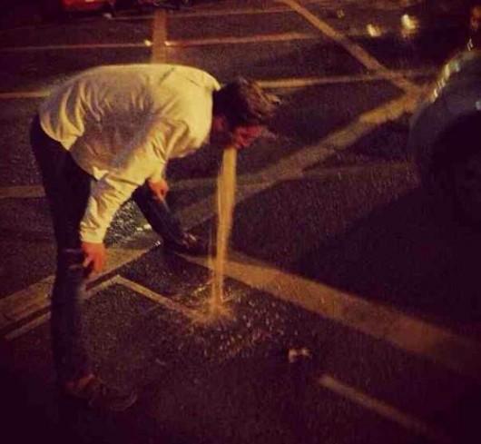 How every night out ends for Sam