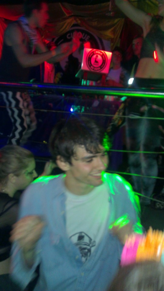 This guy can be counted on to party all night
