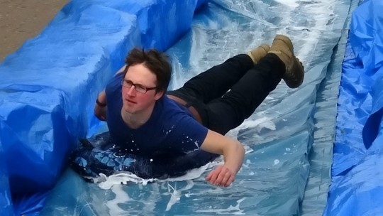 Will you be one of the lucky few hundred to use the slide?
