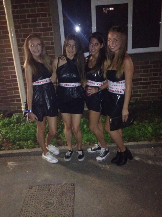 Rockin' that bin bag chic