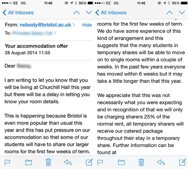 And they wonder why student satisfaction is low
