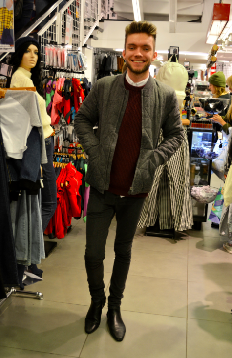 Ben Menzies, 1st year English Lit student