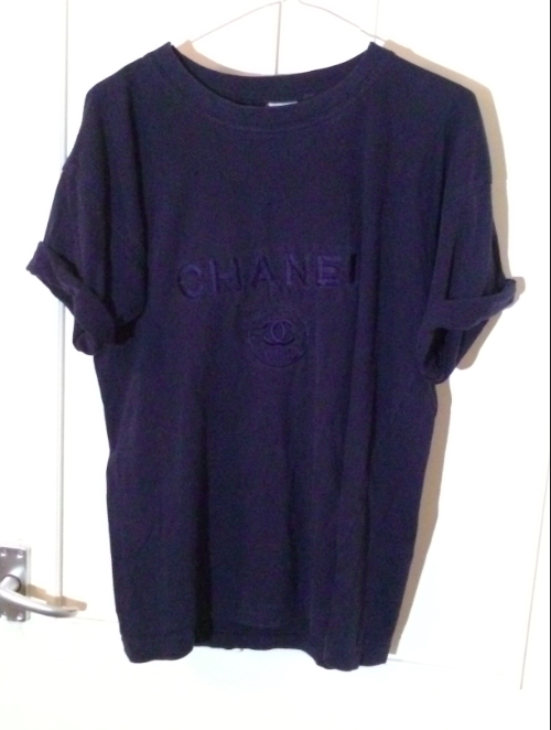 Vintage Chanel logo T shirt, £35