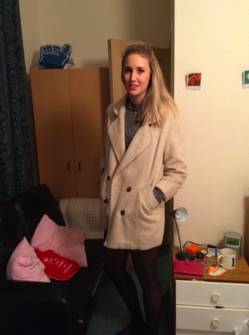 New look boyfriend coat, £20