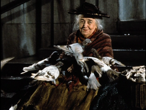 Her pigeons never flew away