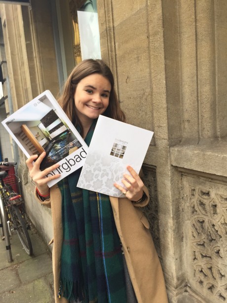 Having walked through the valley of the shadow of Whiteladies, she emerged with many brochures