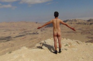 Getting naked is a freeing experience for Natan