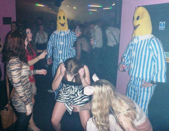 This lot are rowdy because they're in such a fair location