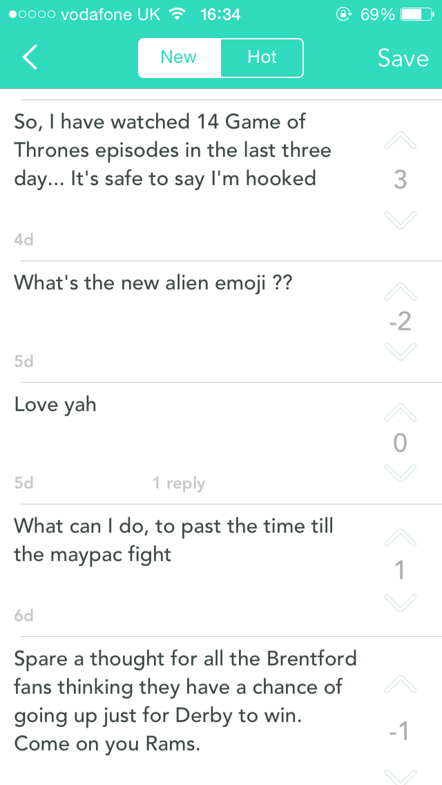 When you go home and yak...