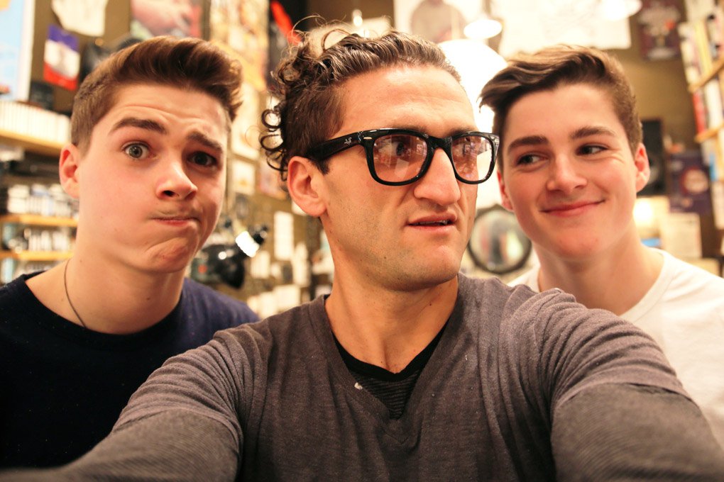 Casey and Jack have worked together before. Photo: Casey Neistat / Tumblr