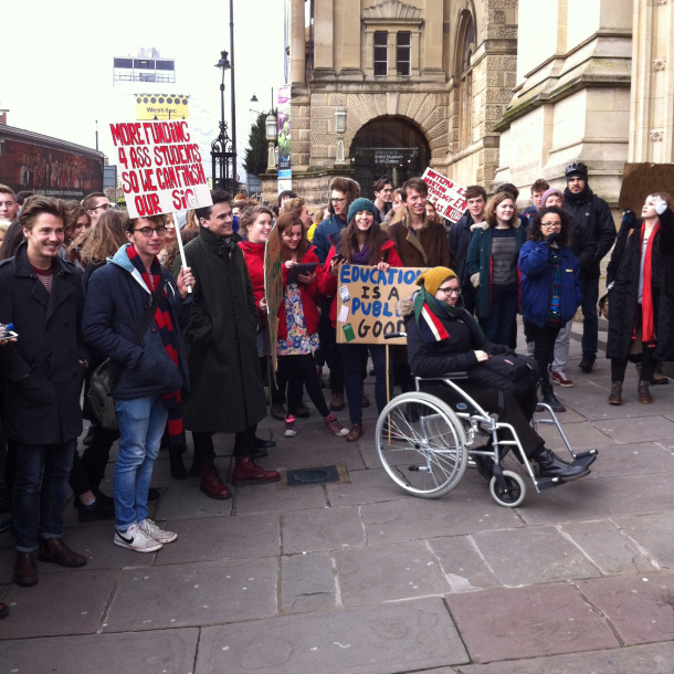 Look how mental the protest was 