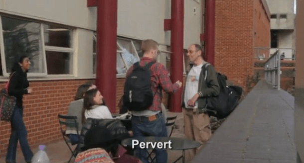 He didn't make too many friends when he visited campus earlier this year