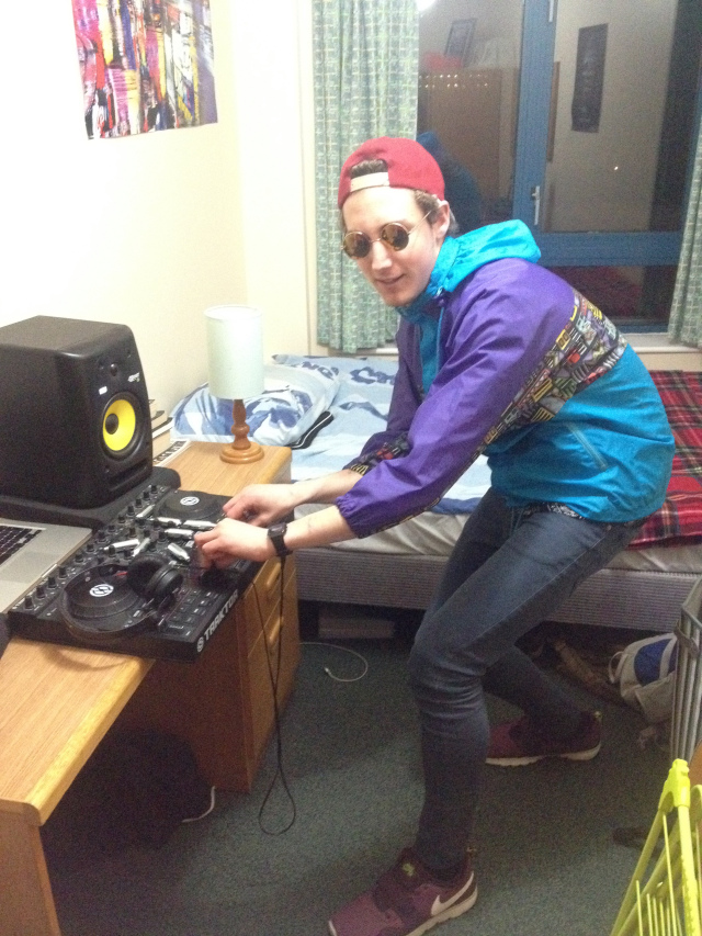 He's not actually a real DJ
