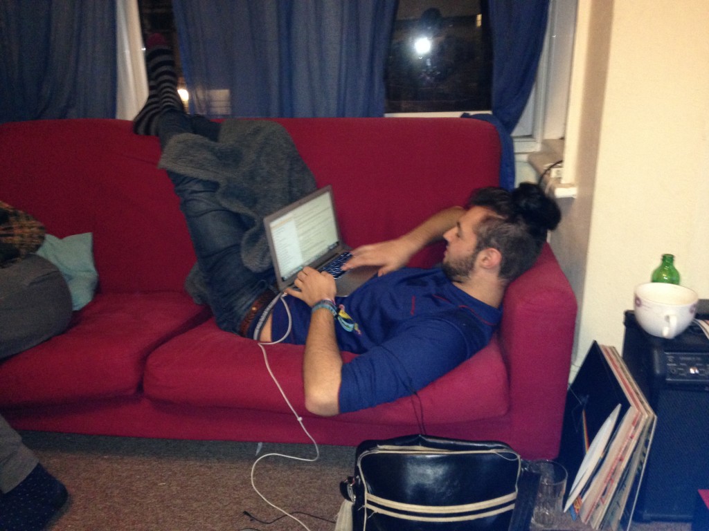 After a hard day of being a fucking don.