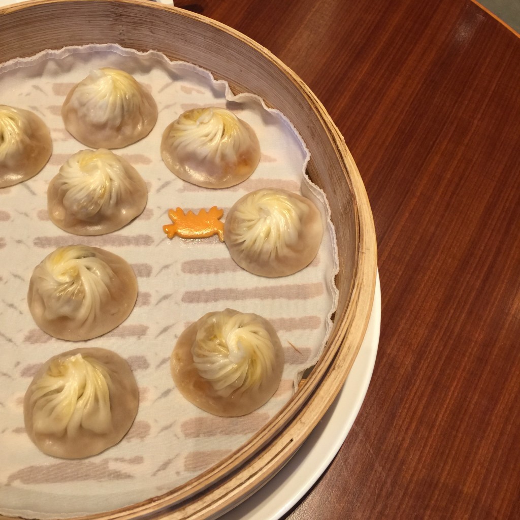 Some delicious Xiao Long Bao's (steamed soup dumplings) from Din Tai Feng