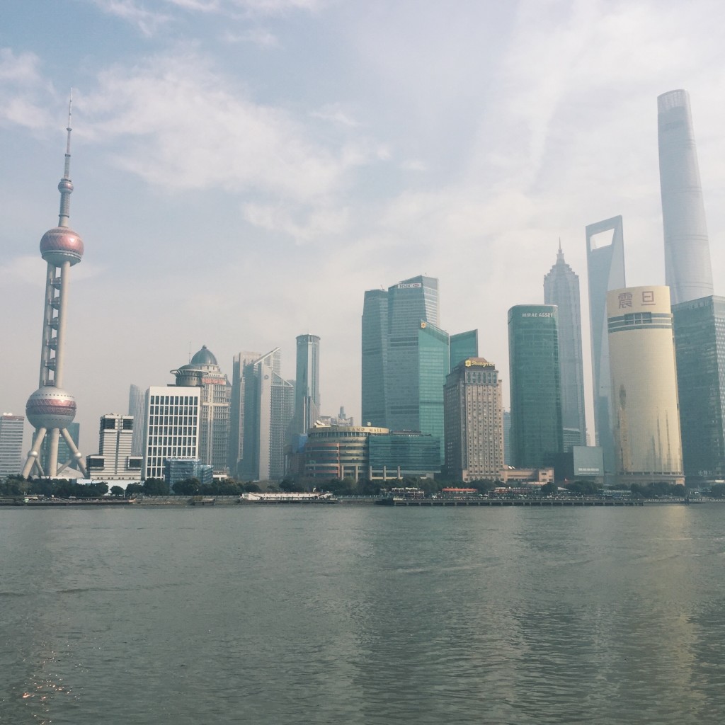 The legendary skyline from the Bund