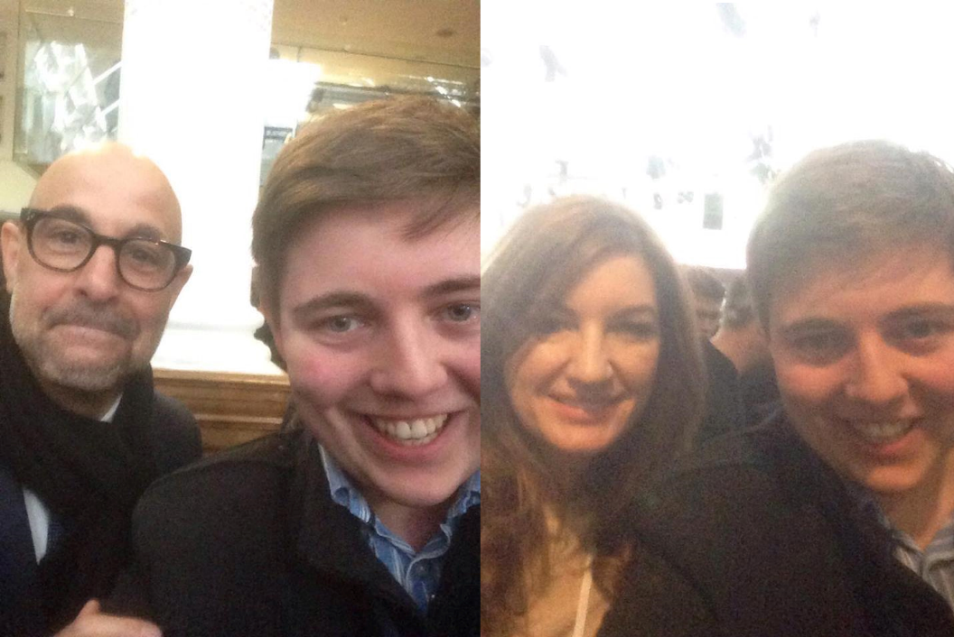 Stanley Tucci and Karen Brady
